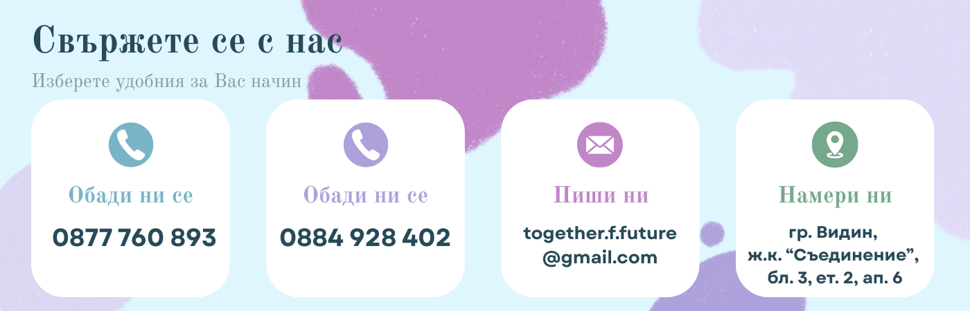 Контакти на Сдружение Заедно за бъдеще